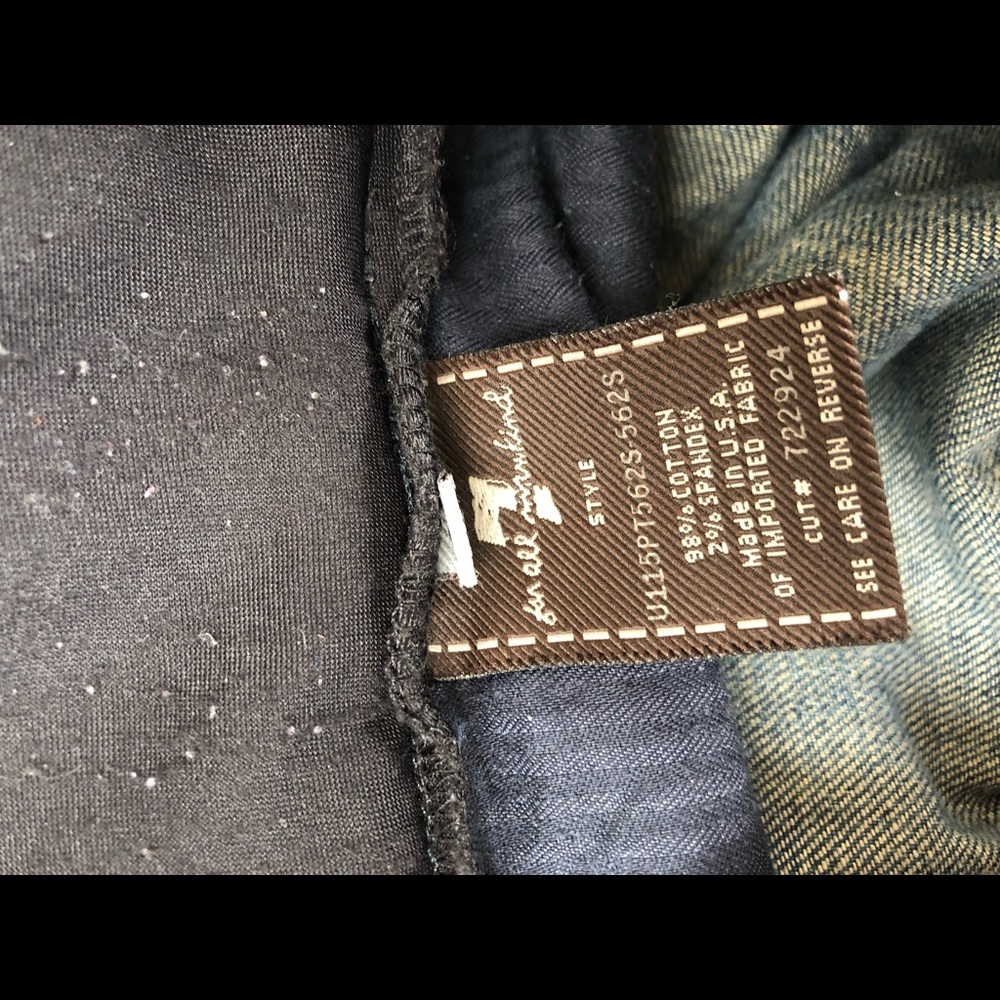 Maternity 7 for all mankind jeans